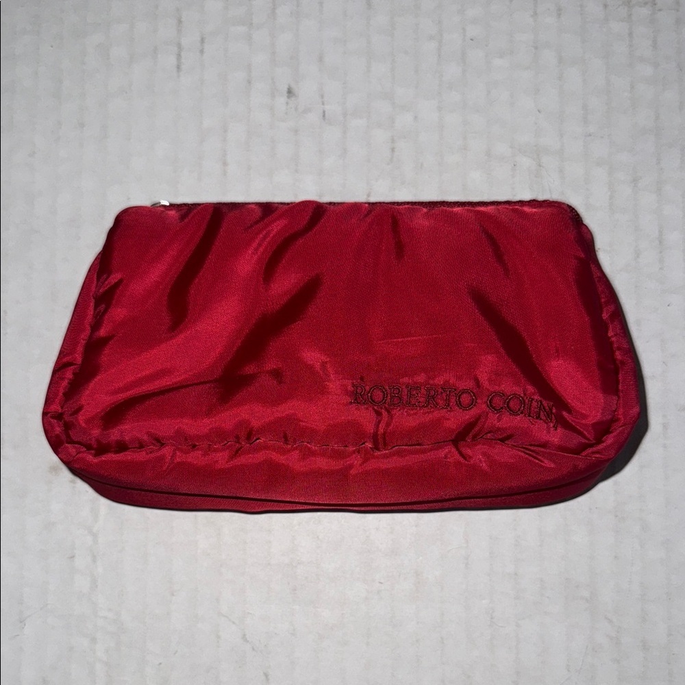 Roberto Coin Vibrant Red Coin/Cosmetic Pouch
